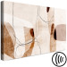 Canvas Art Print Abstraction Convection (1-piece) Vertical - modern beige patterns 135542 additionalThumb 6