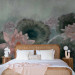 Wall Mural Oriental vegetation - lotus flowers floating with leaves on a sheet of water 135742 additionalThumb 2