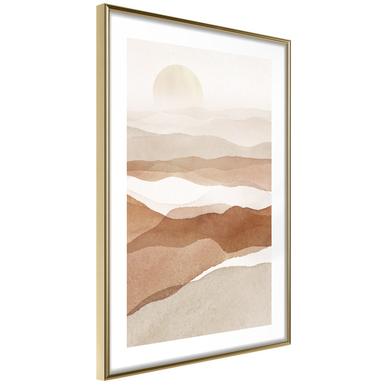Wall Poster Desert Lightness - landscape of hot sands against a sunset backdrop 136042 additionalImage 6
