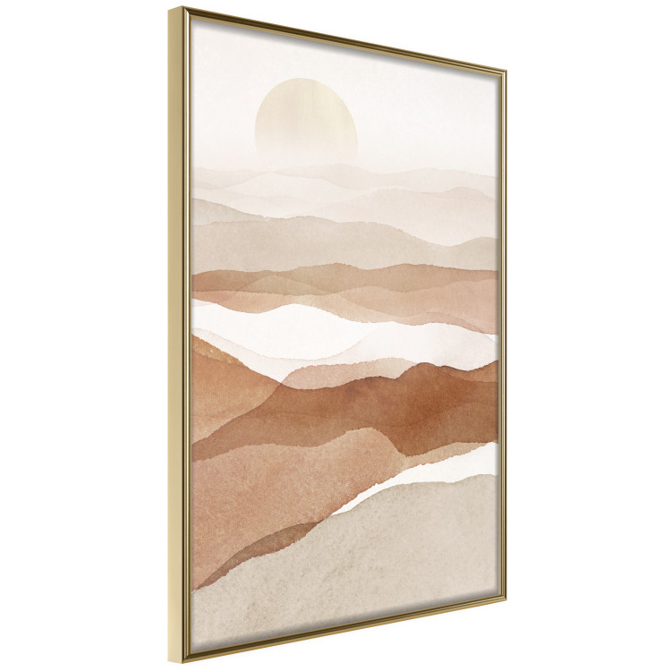 Wall Poster Desert Lightness - landscape of hot sands against a sunset backdrop 136042 additionalImage 10