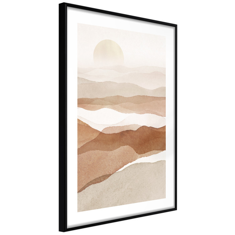 Wall Poster Desert Lightness - landscape of hot sands against a sunset backdrop 136042 additionalImage 5