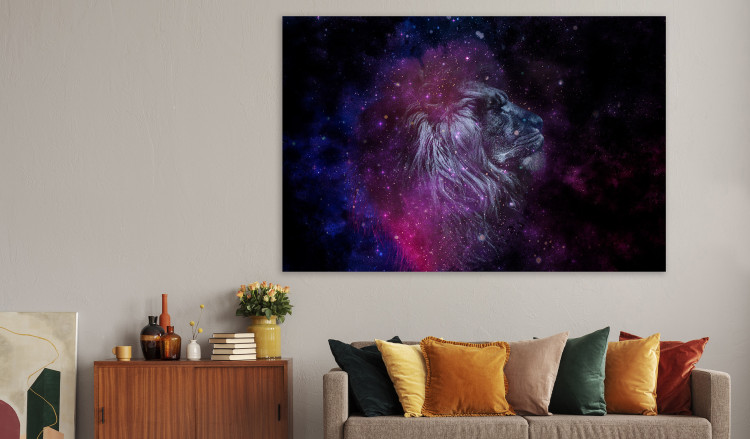 Large canvas print Cosmic Lion [Large Format] 136342 additionalImage 6