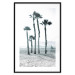 Wall Poster Palms in the Wind - beach landscape with large palms on a light background 137842 additionalThumb 20