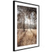 Wall Poster Straight into Love - landscape of a forest and trees against a rising sun 138042 additionalThumb 5
