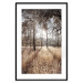 Wall Poster Straight into Love - landscape of a forest and trees against a rising sun 138042 additionalThumb 17