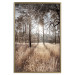 Wall Poster Straight into Love - landscape of a forest and trees against a rising sun 138042 additionalThumb 21