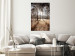 Wall Poster Straight into Love - landscape of a forest and trees against a rising sun 138042 additionalThumb 15