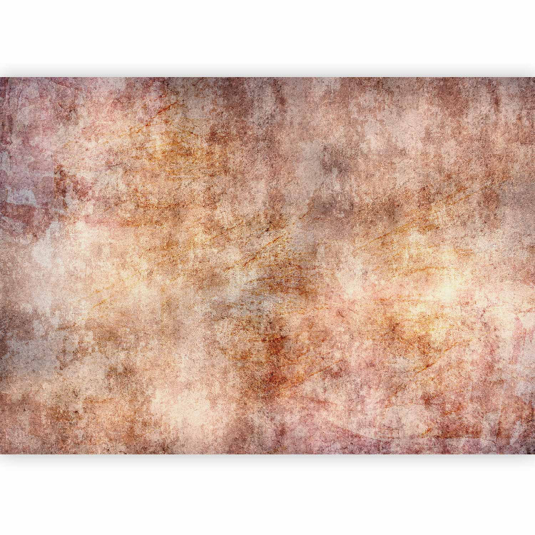 Wall Mural Pink flashes - concrete texture abstraction with golden glow 143342 additionalImage 5
