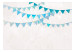 Wall Mural Kids' flags - flags in shades of blue on white background 143742 additionalThumb 1