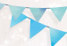 Wall Mural Kids' flags - flags in shades of blue on white background 143742 additionalThumb 8