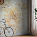 Wall Mural Yellow like the sun - abstract with sunflowers on a background in grey 143942 additionalThumb 7