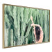 Wall Poster Relax - Green Cactuses and a Young Woman in a Pink Blouse 144342 additionalThumb 6