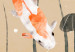 Canvas Art Print Koi Fish (1-piece) - Japanese carp in water among seaweed 145142 additionalThumb 4