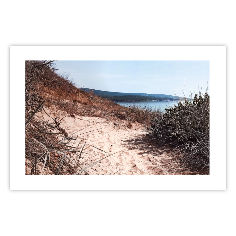 Poster Descent to the Beach - Landscape of the Sea, Sandy Road and Vegetation 146242 additionalImage 25