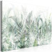 Canvas Art Print Wild Meadow (1-piece) - delicately outlined leaves on a light background 148842 additionalThumb 2