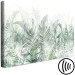 Canvas Art Print Wild Meadow (1-piece) - delicately outlined leaves on a light background 148842 additionalThumb 6