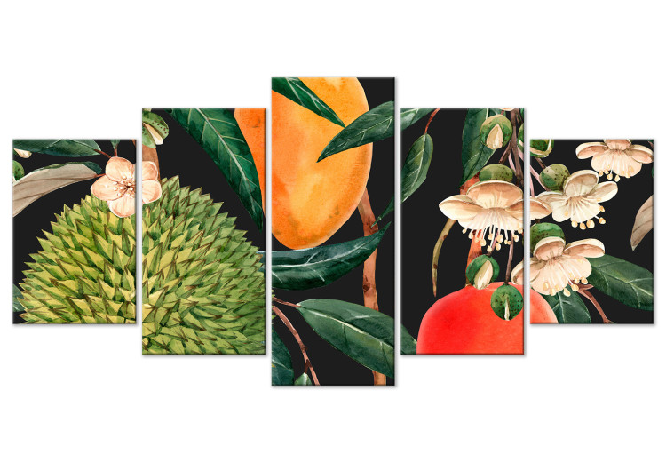 Canvas Tropical Vegetation - A Composition of Colorful Exotic Fruits 151842