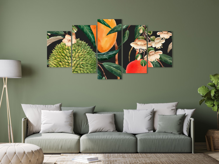 Canvas Tropical Vegetation - A Composition of Colorful Exotic Fruits 151842 additionalImage 3