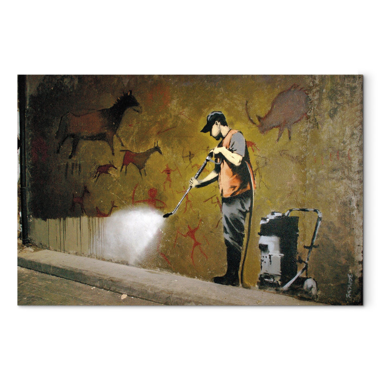 Canvas Whitewashing Lascaux (Banksy) 58942
