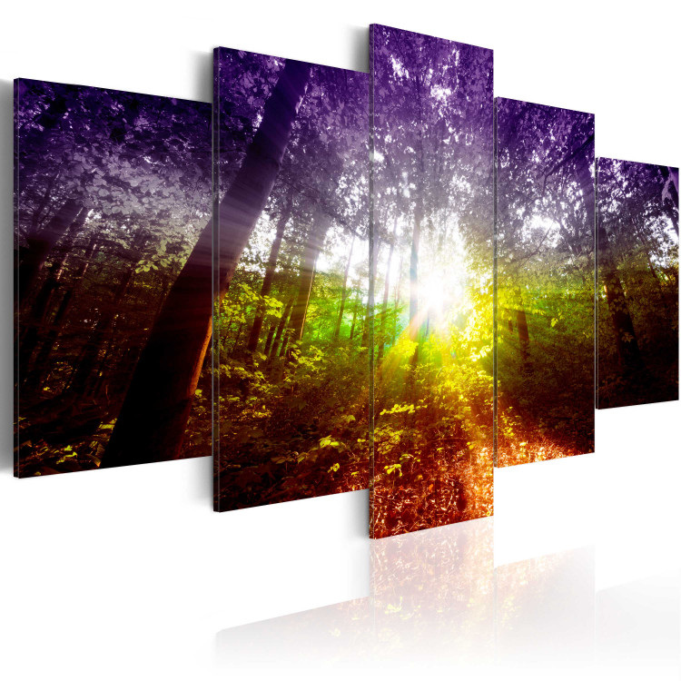 Canvas Print Rainbow Forest 62342 additionalImage 2