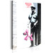 Canvas Art Print Police Guard Pink Balloon Dog by Banksy 67942 additionalThumb 2