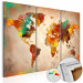 Cork Pinboard Painted World [Cork Map] 92142
