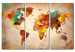 Cork Pinboard Painted World [Cork Map] 92142 additionalThumb 2