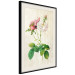 Wall Poster Floral Chic - colorful composition with flowers and beige stripes in the background 117352 additionalThumb 3