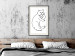 Wall Poster Cat's Relaxation - black and white simple composition with animal line art 119252 additionalThumb 22