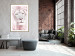 Wall Poster Beauty in Strength - reddened white lion portrait with yellow eyes 123052 additionalThumb 15