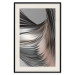 Poster Before the Storm - abstract composition of gray waves on uniform background 127852 additionalThumb 19