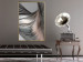 Poster Before the Storm - abstract composition of gray waves on uniform background 127852 additionalThumb 7