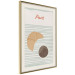 Wall Poster Parisian Breakfast - text and coffee with croissant in a light composition 131952 additionalThumb 3