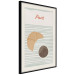 Wall Poster Parisian Breakfast - text and coffee with croissant in a light composition 131952 additionalThumb 2