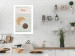 Wall Poster Parisian Breakfast - text and coffee with croissant in a light composition 131952 additionalThumb 3