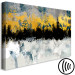 Canvas Print Fancy landscape - modern abstraction in gey and golden tones 134252 additionalThumb 6