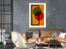 Wall Poster Composition of Circles - abstract colorful circles on an orange background 134452 additionalThumb 6