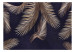 Photo Wallpaper Palm leaves - tropical nature shown on a dark background 142252 additionalThumb 1