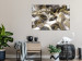 Canvas Print Age of Splendor (1-piece) Wide - abstraction with golden streaks 143252 additionalThumb 3