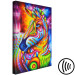Canvas Print Zebra III (1-piece) - colorful fantasy with a quadruped mammal 144752 additionalThumb 6