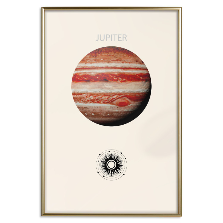 Poster Jupiter - Gas Giant Planet Surrounded by Clouds 146252 additionalImage 15