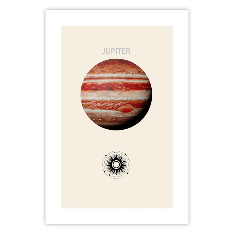 Poster Jupiter - Gas Giant Planet Surrounded by Clouds 146252 additionalImage 17