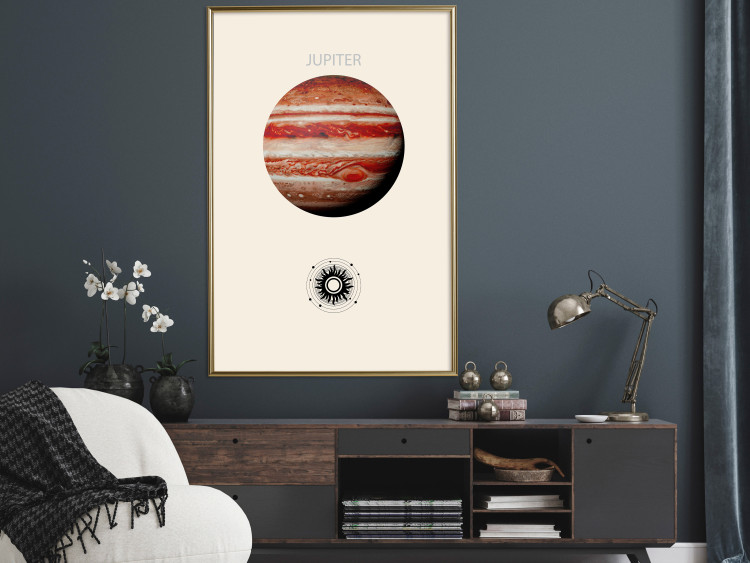 Poster Jupiter - Gas Giant Planet Surrounded by Clouds 146252 additionalImage 12