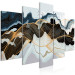 Canvas Shimmering Waves - An Abstract Composition in Shimmering Colors 151852 additionalThumb 2