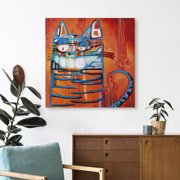 Canvas Blue cat 48852 additionalImage 3
