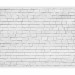 Wall Mural White 3D Brick Effect - Background with Texture of White Raw Brick 60952 additionalThumb 5