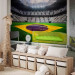 Photo Wallpaper Brazilian Football - Soccer stadium with the Brazilian flag on the field 61152 additionalThumb 5
