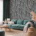 Modern Wallpaper Magma Graphite icicles 89052