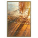 Poster The best is yet to come - warm landscape of waves and palm trees against the sea 114962 additionalThumb 14