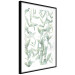 Poster Subtle Rustle - botanical composition with delicate green leaves 118262 additionalThumb 11